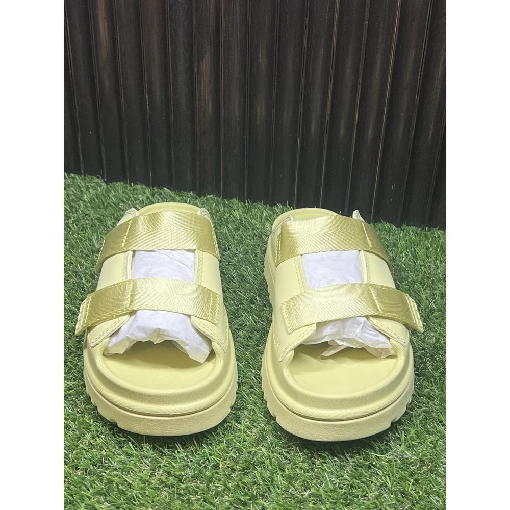 Size‎ 4 - UGG Girls K Goldenglow Slide Slip-on Glow Yellow